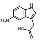 CAS 登录号：5318-11-6， (5-氨基-1H-吲哚-3-基)乙酸