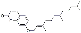 CAS 登录号：532-16-1， 7-[(2E,6E)-3,7,11-三甲基十二碳-2,6,10-三烯氧基]苯并吡喃-2-酮