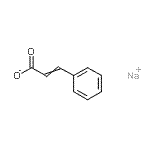 CAS 登录号：533-42-6， 钠3-苯基丙烯酸酯