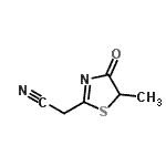 CAS 登录号：533885-52-8， (5-甲基-4-氧代-4,5-二氢-1,3-噻唑-2-基)乙腈
