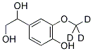 CAS#: 534-82-7， 4-Hydroxy-3-Methoxy-D3-Phenylethylene Glycol