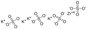 CAS 登录号：53608-79-0， 四(硫酸)四钾锆盐