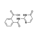 CAS 登录号：536726-45-1， 2-[(4-氧代-1,4-二氢-2-嘧啶基)氨基甲酰]苯甲酸