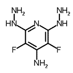 CAS 登录号：537033-82-2， 3,5-二氟-2,6-二肼基-4-吡啶胺