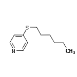 CAS 登录号：53708-26-2， 4-(己基硫基)吡啶