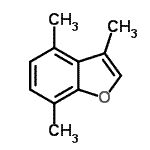 CAS 登录号：53715-86-9， 3,4,7-三甲基-1-苯并呋喃