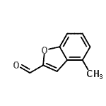 CAS 登录号：53715-91-6， 4-甲基-1-苯并呋喃-2-甲醛