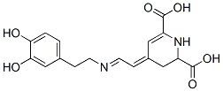 CAS 登录号：5375-64-4， 1,2,3,4-四氢-4-[2-[[2-(3,4-二羟基苯基)乙基]亚氨基]亚乙基]吡啶-2,6-二甲酸
