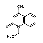 CAS 登录号：53761-63-0， 1-乙基-4-甲基-2(1H)-喹啉硫酮