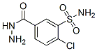 CAS 登录号：5378-62-1， 2-氯-5-(肼基羰基)苯磺酰胺