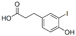 CAS 登录号：53937-19-2， 3-(4-羟基-3-碘苯基)丙酸