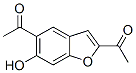 CAS 登录号：53947-86-7， 2,5-二乙酰基-6-羟基苯并呋喃