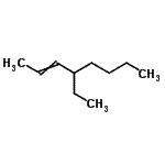 CAS 登录号：53966-52-2， 4-乙基-2-辛烯