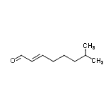 CAS 登录号：53966-58-8， (2E)-7-甲基-2-辛烯醛