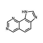 CAS 登录号：53974-24-6， 1H-咪唑并[4,5-h]喹唑啉
