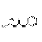 CAS 登录号：53985-81-2， 2,2-二甲基-N-(3-吡啶基)肼基硫代甲酰胺