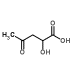 CAS 登录号：54031-97-9， 2-羟基-4-氧代戊酸