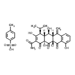 CAS 登录号：54046-89-8， (4S,4aR,5R,5aS,11aS,12aS)-11A-氯-4-(二甲基氨基)-3,5,10,12A-四羟基-6-亚甲基-1,11,12-三氧代-1,4,4A,5,5A,6,11,11A,12,12A-十氢-2-并四苯甲酰胺4-甲基苯磺酸酯(1:1)