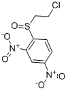 CAS 登录号：5416-05-7， (2-氯乙基)(2,4-二硝基苯基)亚砜