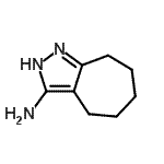 CAS 登录号：54162-24-2， 2,4,5,6,7,8-六氢环庚并[c]吡唑-3-胺