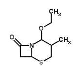 CAS 登录号：54278-41-0， 2-乙氧基-3-甲基-5-硫杂-1-氮杂双环[4.2.0]辛烷-8-酮