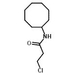 CAS 登录号：543711-67-7， 3-氯-N-环辛基丙酰胺