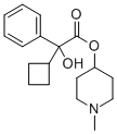 CAS 登录号:54390-94-2, N-甲基-4-哌啶基环丁基苯基乙醇酸酯
