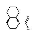 CAS 登录号：54395-73-2， (4aR,8aR)-八氢-1(2H)-喹啉甲酰氯