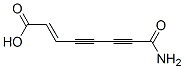 CAS 登录号：544-04-7， (2E)-8-氨基-8-氧代-2-辛烯-4,6-二炔酸