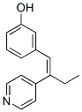 CAS 登录号：5444-87-1， 3-(2-吡啶-4-基丁-1-烯基)苯酚