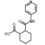CAS#: 544463-02-7， 2-(4-Pyridinylcarbamoyl)Cyclohexanecarboxylic Acid
