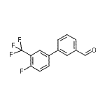 CAS 登录号：544474-55-7， 4'-氟-3'-(三氟甲基)-3-联苯甲醛