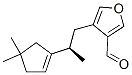 CAS 登录号：54462-53-2， (R)-4-(2-(4,4-二甲基-1-环戊烯-1-基)丙基)-3-呋喃甲醛
