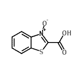 CAS 登录号：544705-00-2， 1,3-苯并噻唑-2-羧酸3-氧化物