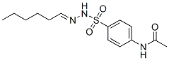 CAS 登录号：5448-81-7， N-[4-[(亚己基氨基)氨基磺酰基]苯基]乙酰胺