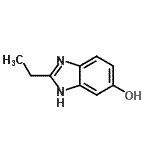 CAS 登录号：54507-98-1， 2-乙基-1H-苯并咪唑-5-醇