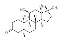 CAS 登录号：5454-55-7， (5S,8S,9S,10S,11S,13S,14S,17S)-11,17-二羟基-10,13,17-三甲基-2,4,5,6,7,8,9,11,12,14,15,16-十二氢-1H-环戊二烯并[a]菲-3-酮