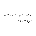 CAS 登录号：545422-18-2， 3-(6-喹喔啉基)-1-丙醇