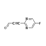 CAS 登录号：545425-80-7， 3-(5-氟-2-嘧啶基)-2-丙炔醛