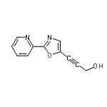 CAS 登录号：545426-70-8， 3-[2-(2-吡啶基)-1,3-恶唑-5-基]-2-丙炔-1-醇