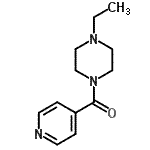 CAS 登录号：545437-72-7， (4-乙基-1-哌嗪基)(4-吡啶基)甲酮