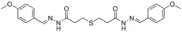 CAS 登录号：5460-24-2， N-[(4-甲氧基苯基)亚甲基氨基]-3-[2-[[(4-甲氧基苯基)亚甲基氨基]氨基甲酰]乙硫基]丙酰胺