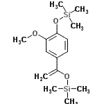 CAS 登录号：54619-52-2， [(1-{3-甲氧基-4-[(三甲基硅烷基)氧基]苯基}乙烯基)氧基](三甲基)硅烷
