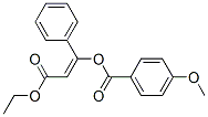 CAS 登录号：5467-88-9， [(E)-2-乙氧羰基-1-苯基-乙烯基] 4-甲氧基苯甲酸酯