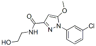 CAS 登录号：54708-74-6， 1-(3-氯苯基)-N-(2-羟基乙基)-5-甲氧基-1H-吡唑-3-甲酰胺
