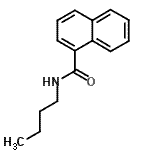 CAS 登录号：54751-78-9， N-丁基-1-萘甲酰胺