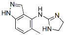 CAS 登录号：54768-42-2， N-(4,5-二氢-1H-咪唑-2-基)-5-甲基-1H-吲唑-4-胺