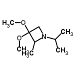 CAS#: 547753-51-5， 1-Isopropyl-3,3-Dimethoxy-2-Methylazetidine