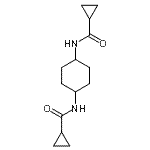 CAS 登录号：548782-15-6， N,N'-1,4-环己烷二基二环丙烷甲酰胺