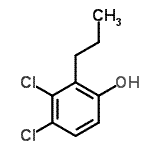 CAS 登录号：54932-67-1， 3,4-二氯-2-丙基苯酚